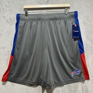 Fanatics Branded Gray Buffalo Bills‎ Primary Logo Shorts Men's 2XL Elastic Waist